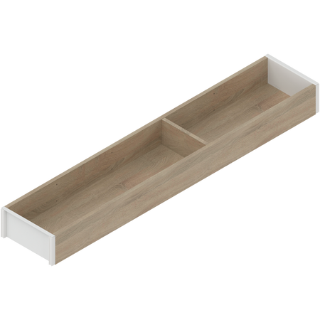 AMBIA-LINE ramki do szuflady standardowej, do LEGRABOX/MERIVOBOX, w opcji drewnopodobnej, dł.=550 mm, szerokość=100 mm