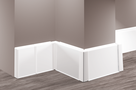 Łącznik listwy do listwy przypodłogowej MASTERLINE 13x80mm 1kpl=2szt Cezar Greystone Matowe