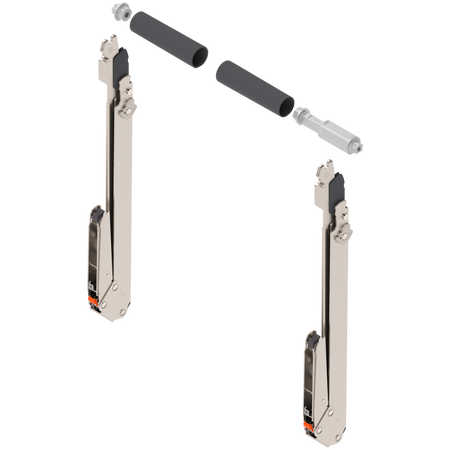 AVENTOS HL top do frontów nad korpusem, podnośnik (zestaw), wys. korpusu=480-580 mm, symetryczny