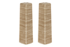 Narożnik zewn. do listwy przypodłogowej MASTERLINE 13x80mm 1kpl=2szt Cezar Copper wood Matowe