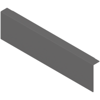 AMBIA-LINE adapter do montażu ramy do drewnianej ścianki tylnej do szuflady standardowej, do LEGRABOX/MERIVOBOX wysokość M, stal