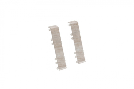 Łącznik listwy do listwy przypodłogowej Hi Line 23,4x75mm 1kpl=2szt Cezar Jesion Baltimore Matowe