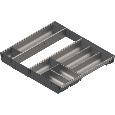ORGA-LINE wkład z pojemnikami (całkowite wypełnienie), do szuflady standardowej TANDEMBOX, dł. NL=500 mm, szer. korpusu KB=600 mm