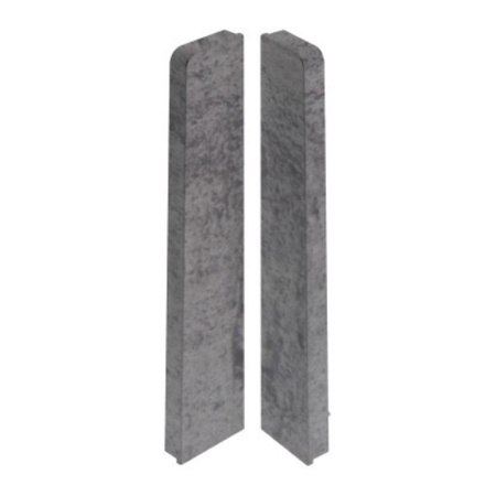 Zaślepki para do listwy przypodłogowej MASTERLINE 13x80mm 1kpl=2szt(L+P) Cezar Greystone Matowe