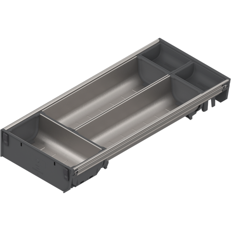 ORGA-LINE wkład z pojemnikami (częściowe wypełnienie), do szuflady standardowej TANDEMBOX, dł. NL=450 mm, szer. korpusu KB=300 mm, szer.=192 mm