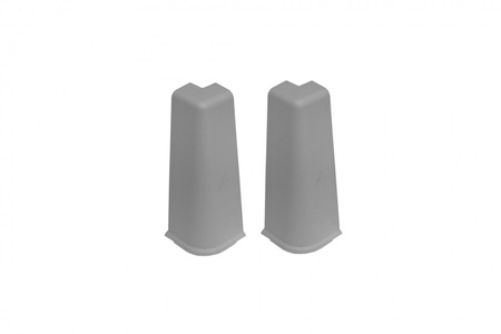 Narożnik zewn. do listwy przypodłogowej Hi Line 23,4x75mm 1kpl=2szt Cezar Szary Matowe