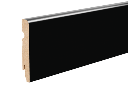 Listwa MDF przyp. LP 100x16mm gr. 16mm Cezar Czarny RAL9005 Matowe 2,20m