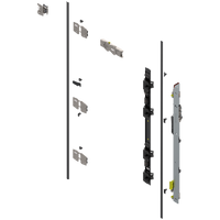 REVEGO duo, Listwa synchronizacyjna zawiasów Zestaw, do Wysokość kieszeni 1142–1356 mm, p.