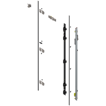 REVEGO duo, Listwa synchronizacyjna zawiasów Zestaw, do Wysokość kieszeni 1957–2106 mm, p.