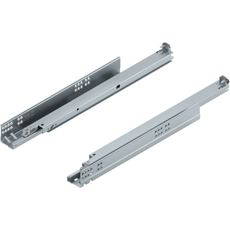 TANDEM Zintegrowany BLUMOTION Pełny wysuw, Prowadnica, 30 kg, dł.=500 mm, do Grubość płyty 17-19 mm, wymaga sprzęgła, lewa/prawa