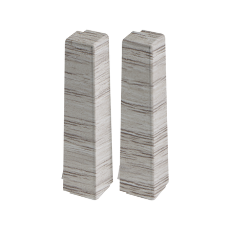 Narożnik zewn. do listwy przypodłogowej MASTERLINE 13x80mm 1kpl=2szt Cezar Atlantyk Matowe