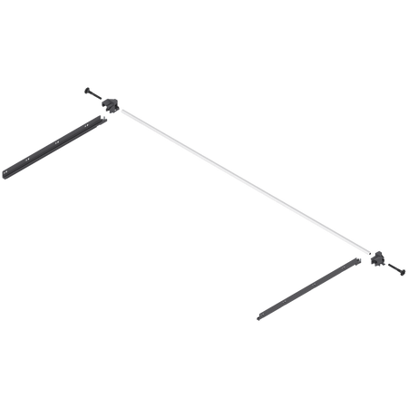 TANDEMBOX Stabilizacja boczna (montowany do góry), dł.=500 mm, KB=1200 mm, pełen wysuw, Szuflada standardowa/Szuflada z wysokim frontem
