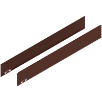 LEGRABOX Element dekoracyjny, wysokość M (90.5 mm), dł.=650 mm, prawy+lewy