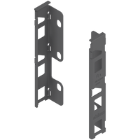Uchwyt drewnianej ścianki tylnej LEGRABOX, wys. K (144 mm), prawy+lewy