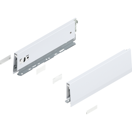 Bok MERIVOBOX, wysokość M (91 mm), dł.=300 mm, lewy/prawy