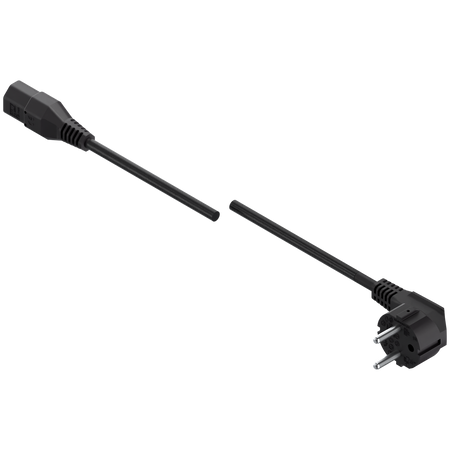 Przewód sieciowy EASYSTICK, Europa z wył. Wlk.Bryt., 2 m