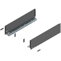 Bok szuflady LEGRABOX, wysokość K (128.5 mm), dł.=500 mm, lewy/prawy, do LEGRABOX pure