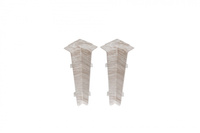 Narożnik wewn. do listwy przypodłogowej Hi Line 23,4x75mm 1kpl=2szt Cezar Jesion Baltimore Matowe