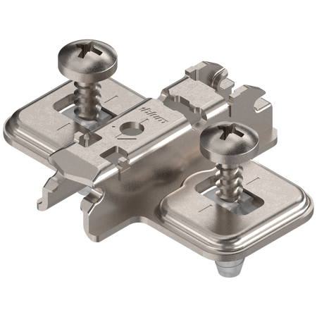 CLIP prowadnik, krzyżakowy, 3 mm, Stal, z kołkiem rozporowym EXPANDO, RW: otwór podłużny