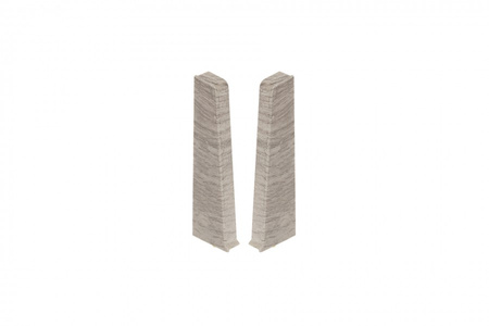 Zaślepki para do listwy przypodłogowej Hi Line 23,4x75mm 1kpl=2szt(L+P) Cezar Hikora Disco Matowe