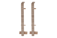 Łącznik listwy do listwy przypodłogowej MASTERLINE 13x80mm 1kpl=2szt Cezar Light Coffee Matowe