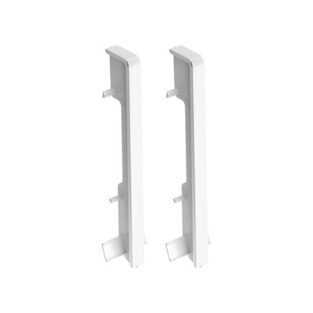 Łącznik listwy do listwy przypodłogowej MASTERLINE 13x80mm 1kpl=2szt Cezar Biały RAL9003 Matowe