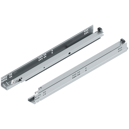 TANDEM TIP-ON Pełny wysuw, Prowadnica, 30 kg, dł.=600 mm, do Grubość płyty 17-19 mm, wymaga sprzęgła, lewa/prawa