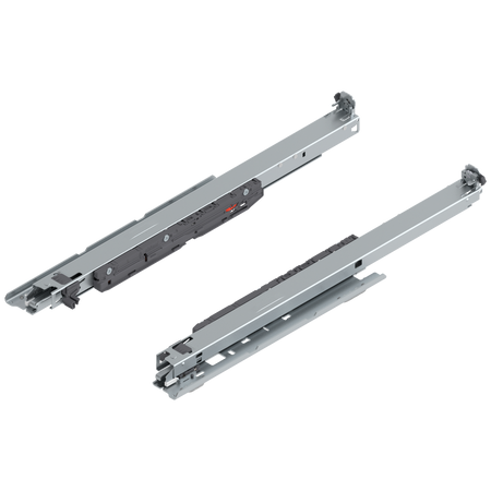 MOVENTO Zint. BLUMOTION / odpowiedni do TOB / odpowiedni do SERVO-DRIVE, pełny wysuw, prowadnica, 40 kg, dł.=500 mm, wymaga sprzęgła, montaż do dna, lewa/prawa