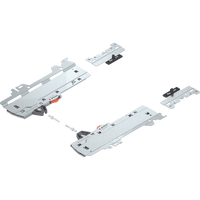 zestaw (Jednostka TIP-ON BLUMOTION + Zabierak + Adapter), do MERIVOBOX, Typ L1, dł. NL=350-600 mm, Całkowita waga szuflady=0-20 kg, prawy+lewy
