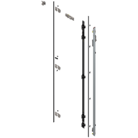 REVEGO duo, Listwa synchronizacyjna zawiasów Zestaw, do Wysokość kieszeni 2557–2706 mm, p.