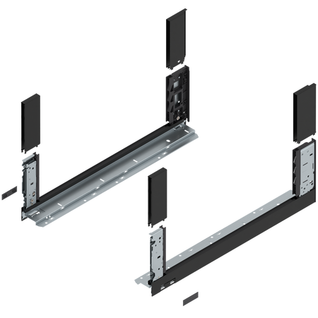 Bok szuflady LEGRABOX, wysokość C (177 mm), dł.=550 mm, lewy/prawy, do LEGRABOX free