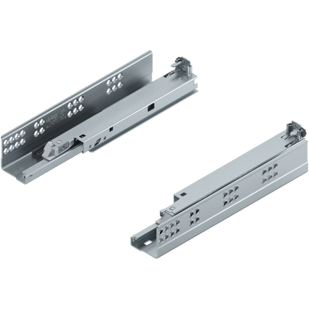 TANDEM Zintegrowany BLUMOTION Pełny wysuw, Prowadnica, 30 kg, dł.=270 mm, do Grubość płyty 17-19 mm, wymaga sprzęgła, lewa/prawa