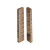 Zaślepki para do listwy przypodłogowej MASTERLINE 13x80mm 1kpl=2szt(L+P) Cezar Irlandia Matowe