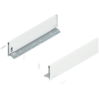 Bok szuflady LEGRABOX, wysokość K (128.5 mm), dł.=500 mm, lewy/prawy, do LEGRABOX pure