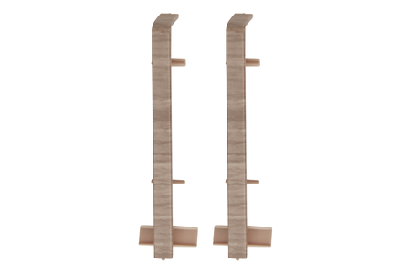 Łącznik listwy do listwy przypodłogowej MASTERLINE 13x80mm 1kpl=2szt Cezar Light Coffee Matowe