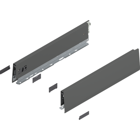 Bok MERIVOBOX, wysokość M (91 mm), dł.=400 mm, lewy/prawy