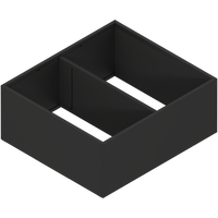 AMBIA-LINE rama, do LEGRABOX/MERIVOBOX szuflady z wysokim frontem, stal, od dł.=300 mm, szerokość=242 mm