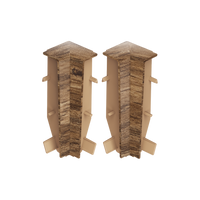 Narożnik wewn. do listwy przypodłogowej MASTERLINE 15x60mm 1kpl=2szt Cezar Vincenza Matowe