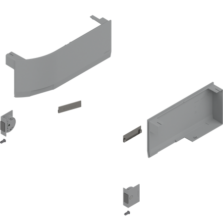 Front uchylny AVENTOS HK top, Zaślepka siłownika (włącznie z Włącznik do nawiercania, kompl.), prawy+lewy, do SERVO-DRIVE