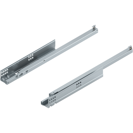 TANDEM Zintegrowany BLUMOTION Częściowy wysuw, Prowadnica, 30 kg, dł.=450 mm, do Grubość płyty 17-19 mm, wymaga sprzęgła, lewa/prawa