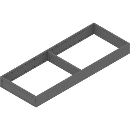 AMBIA-LINE  ramki do szuflady standardowej, do LEGRABOX/MERIVOBOX, stal, dł.=550 mm, szerokość=200 mm