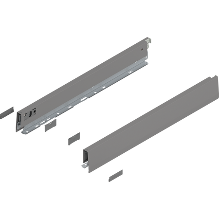 Bok MERIVOBOX, wysokość N (68.5 mm), dł.=500 mm, lewy/prawy
