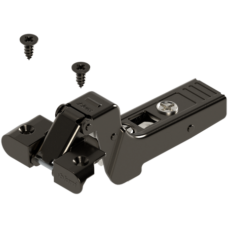 CLIP top zawias do ram alumin. 95°，Drzwi wpuszczane, puszka: na wkręty, (zawias zamknięty)