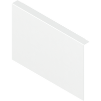 AMBIA-LINE adapter do montażu ramy do drewnianej ścianki tylnej do szuflady z wysokim frontem, do LEGRABOX/MERIVOBOX wysokość C, stal