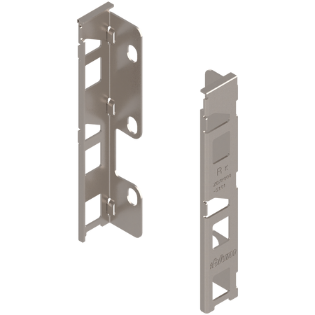 Uchwyt drewnianej ścianki tylnej LEGRABOX, wys. K (144 mm), prawy+lewy