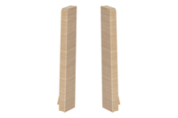 Zaślepki para do listwy przypodłogowej MASTERLINE 13x80mm 1kpl=2szt(L+P) Cezar Siena Matowe