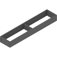AMBIA-LINE  ramki do szuflady standardowej, do LEGRABOX/MERIVOBOX, stal, dł.=500 mm, szerokość=100 mm