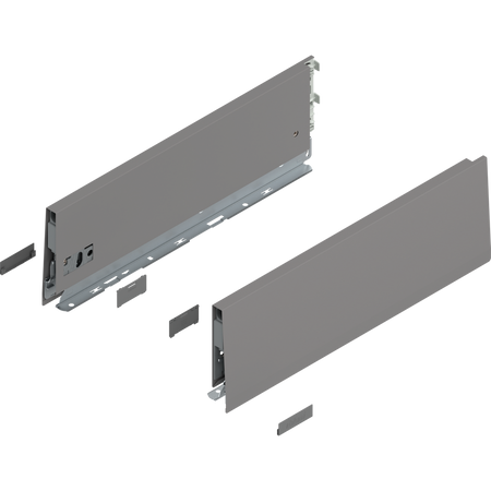 Bok MERIVOBOX, wysokość K (129 mm), dł.=400 mm, lewy/prawy