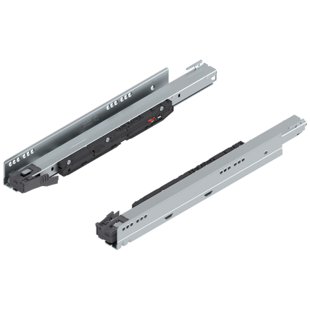 Prowadnica korpusu LEGRABOX Zint. BLUMOTION / odpowiedni do TOB / odpowiedni do SERVO-DRIVE, pełny wysuw, 70 kg, dł.=450 mm, lewa/prawa