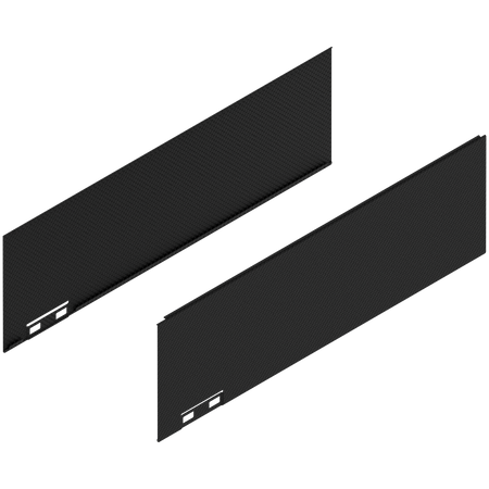 LEGRABOX Element dekoracyjny, wysokość K (128.5 mm), dł.=400 mm, prawy+lewy